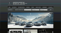 Desktop Screenshot of andersonweberlincoln.com